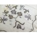 画像2: ヴィンテージ手刺繍　チェブレのパーツ　コットン布にシルクと金糸刺繍　48×48cm　 (2)