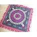 画像2: ヴィンテージ　ウズベキスタンのスザーニ　シルク手刺繍　1964年号入り　64×64cm　 (2)