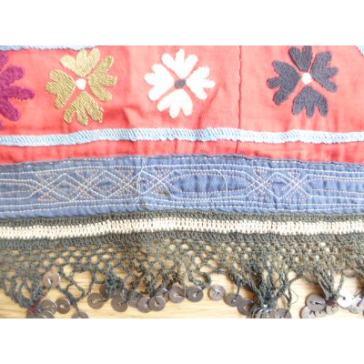 画像3: ヴィンテージ　ウズベキスタンのスザーニ　シルク手刺繍　80×77cm　