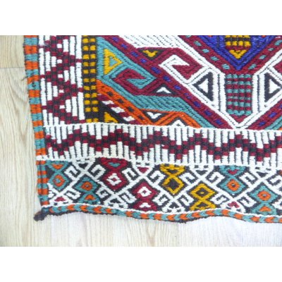 画像3: 50％off　オールドキリム　ウール製　ムトゥ族の伝統的デザイン　4.9㎡　320×153cm