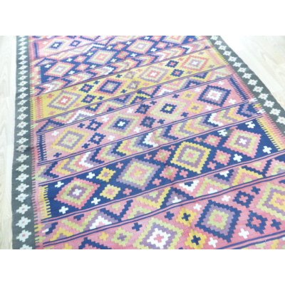 画像3: オールドキリム 　イランの草木染め　特大サイズ　5.2㎡　310 ×168 cm