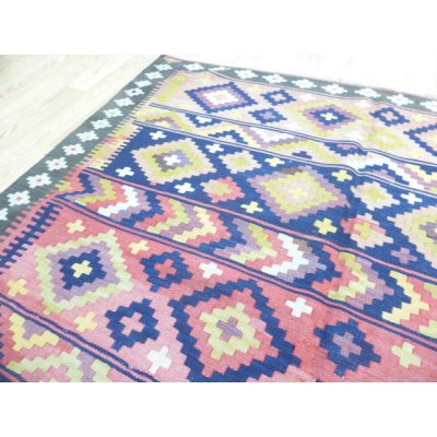 画像6: オールドキリム 　イランの草木染め　特大サイズ　5.2㎡　310 ×168 cm