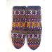画像1: ヴィンテージ　独特の色柄をお楽しみください　トルコ伝統の手編み靴下　ベイシェヒール (1)