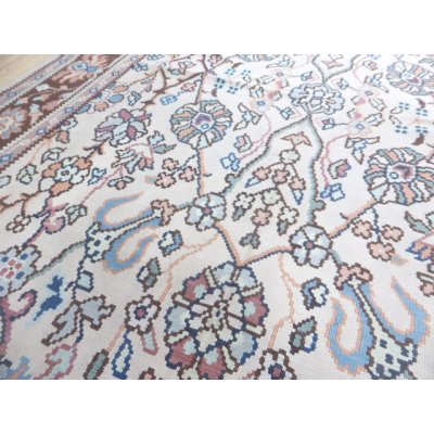 画像4: リビングサイズ　落ち着いた色と柄の大きなオールドキリム　ギョチメン　279×200cm