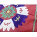 画像10: ヴィンテージ　ウズベキスタンの大きなスザーニ　コットン布にコットン糸の手刺繍　198×154cm　