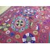 画像8: ヴィンテージ　ウズベキスタンの大きなスザーニ　コットン布にコットン糸の手刺繍　198×154cm　