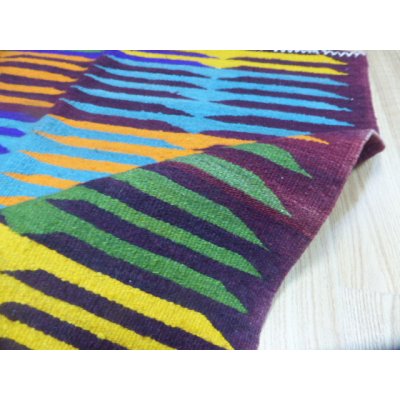 画像7: オールドキリム　アフィヨンのソフラ　正方形のキリム　工夫してお使いください　103×98cm