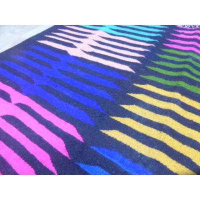 画像4: オールドキリム　アフィヨンのソフラ　正方形のキリム　工夫してお使いください　103×99cm