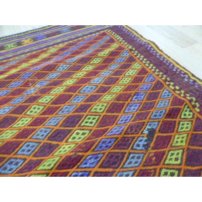 画像5: オールドキリム　エシメのソフラ　経糸ヤギ毛のジジム織り　115×97cm