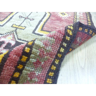 画像8: オールド絨毯　カルスの落ち着いた色遣いの織り物　115×72cm　