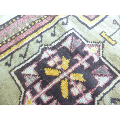 画像5: オールド絨毯　カルスの落ち着いた色遣いの織り物　115×72cm　