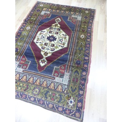 画像1: オールド絨毯　タシュプナールのしなやかな敷物　187×125cm