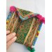 画像5: アフガニスタン〜パキスタン刺繍＆ビーズのポーチ　最大長29cm×幅15cm (5)
