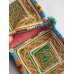画像4: アフガニスタン〜パキスタン刺繍＆ビーズのポーチ　最大長29cm×幅15cm (4)