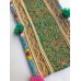 画像1: アフガニスタン〜パキスタン刺繍＆ビーズのポーチ　最大長29cm×幅15cm (1)