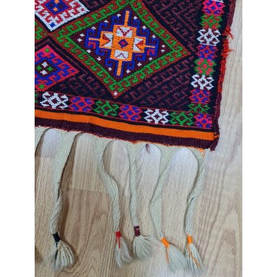 画像6: 超お得　75％off　オールドキリム　重厚なスマック織りのランナー　226×92cm