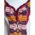画像2: ヴィンテージ　トルクメニスタンの刺繍の襟飾り　手刺繍　全体の長さ50cm、直線部分の幅9cm　　 (2)