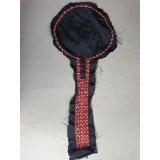 ヴィンテージ　トルクメニスタンの刺繍の襟飾り　手刺繍　未使用品　全体の長さ44cm、直線部分の幅4cm