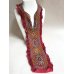 画像1: ヴィンテージ　トルクメニスタンの刺繍の襟飾り　手刺繍　全体の長さ46cm、直線部分の幅7cm (1)