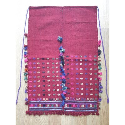 画像1: ヴィンテージ　エーゲ海地方の遊牧民の民族衣装・手織り布の前掛け　86×56cm