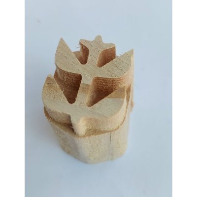 画像1: カスタモヌのカラカレム（一色版）向け版木 　約3.5×3.5cm