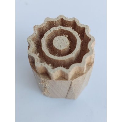 画像1: カスタモヌのカラカレム（一色版）向け版木 　約3.5×3.5cm