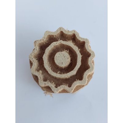 画像2: カスタモヌのカラカレム（一色版）向け版木 　約3.5×3.5cm