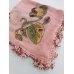 画像1: マニサの伝統のシルクのイーネオヤ　立体の花モチーフ　絹糸　ブロックプリントのヤズマ　75×75cm (1)