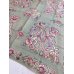 画像2: ヴィンテージ　木版バスクのヤズマ　コットン製スカーフ　ブロックプリント　約80×80cm (2)