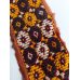 画像3: ヴィンテージ　トルクメニスタンの刺繍の襟飾り　手刺繍　全体の長さ43cm、直線部分の幅7cm (3)