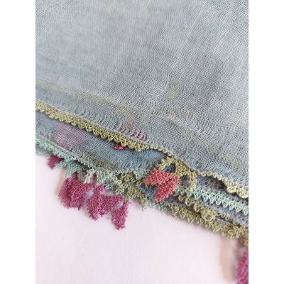 画像2: コレクションパーツ　イズミールのイーネオヤ　シルクのオヤ　極薄ヤズマにブロックプリントのヤズマ　希少品