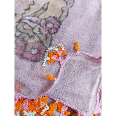 画像2: コレクションパーツ　イズミールのイーネオヤ　シルクのオヤ　極薄ヤズマにブロックプリントのヤズマ　希少品