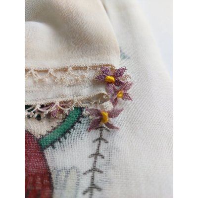 画像2: オデミシュのヴィンテージのシルクのイーネオヤ　コットンヤズマ　シミあり　希少品