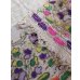 画像2: コレクション　ヤールック　オスマンル刺繍　手織り布にシルクと金属リボン刺繍　裏表なしのテクニック　ゲミリックのクムラ　110×50cm (2)