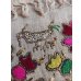 画像4: コレクション　ヤールック　オスマンル刺繍　手織り布にシルクと金属リボン刺繍　裏表なしのテクニック　ゲミリックのクムラ　110×50cm (4)