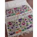 画像1: コレクション　ヤールック　オスマンル刺繍　手織り布にシルクと金属リボン刺繍　裏表なしのテクニック　ゲミリックのクムラ　110×50cm (1)