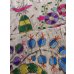画像4: コレクション　ヤールック　オスマンル刺繍　手織り布にシルクと金属リボン刺繍　裏表なしのテクニック　ゲミリックのクムラ　100×50cm (4)