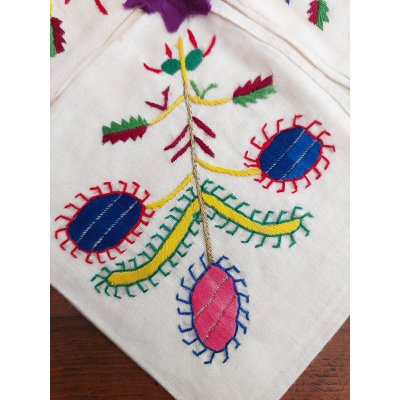 画像3: 花嫁の持参品　チェブレ　金属糸とコットン糸の手刺繍　ブルサのエシケル　35×35cm