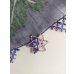 画像2: ヴィンテージ　エラズー　伝統のイーネオヤ　シルク製　状態の良い未使用品　2辺のオヤ　花付きの扇　6弁のスミレ (2)