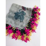 【コレクションピース】イズニック　ムシュクレ村の伝統の巨大な平面のイーネオヤ　シルク糸　