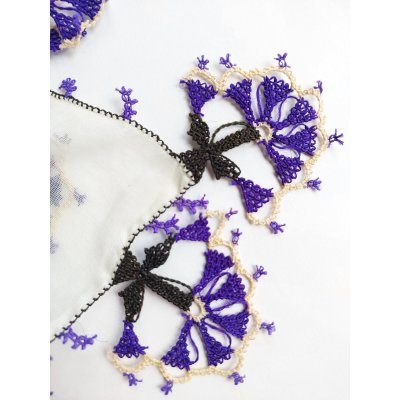 画像2: 【コレクションピース】イズニック　ムシュクレ村の伝統の巨大な平面のイーネオヤ　シルク糸　