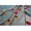 画像6: ブルサのシルク糸とクレープのイーネオヤスカーフ　平面バラの花とナザル (6)