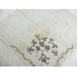 画像3: ヴィンテージ手刺繍　チェブレのパーツ　コットン布にシルクと金糸刺繍　48×48cm　 (3)