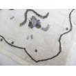 画像5: ヴィンテージ手刺繍　チェブレのパーツ　コットン布にシルクと金糸刺繍　48×48cm　 (5)
