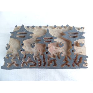 画像: トカットのハンドプリントに使われる木版  18×9.5 cm