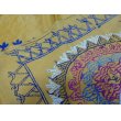 画像9: 40％off　ヴィンテージ　ウズベキスタンの大きなスザーニ　コットン布にコットン糸の手刺繍　175×140cm　 (9)