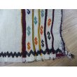 画像6: オールドキリム　遊牧民ムトの白いキリム　ラクダの背中カバー　コレクション向け　208×80cm (6)