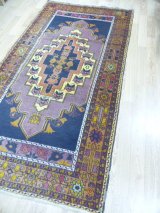 画像: オールド絨毯　クルシェヒールのマダリオン柄　240×127cm
