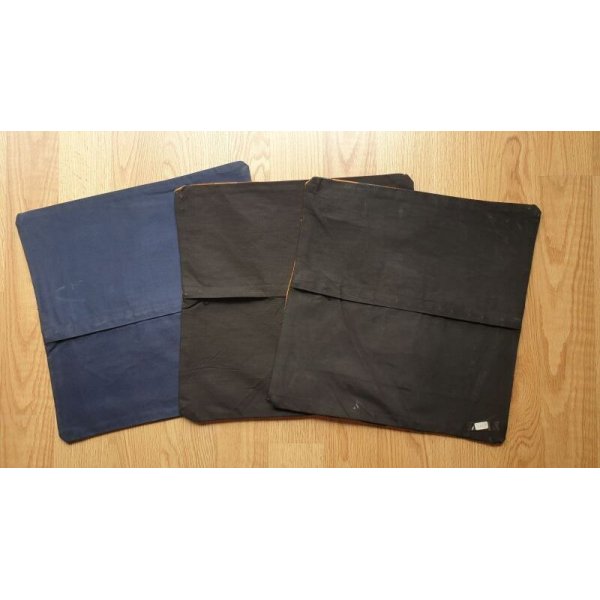 画像3: 手織り布のクッションカバー３点セット　コットン×コットン (3)