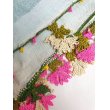 画像2: ブルサのシルク糸とクレープのイーネオヤスカーフ　平面バラの花とナザル (2)